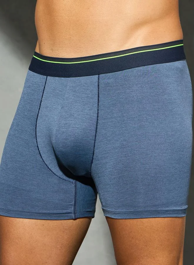 Technosport Men Solid 4-Way Stretch Trunks